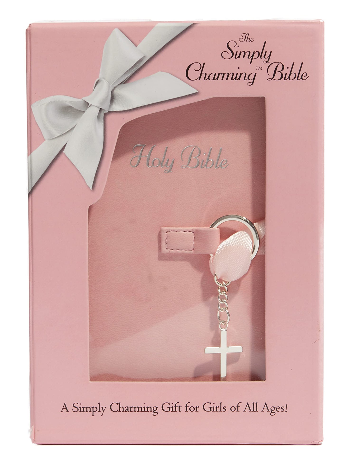 NKJV, Simply Charming Bible, Hardcover, Pink