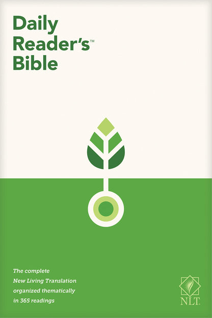 NLT Daily Reader's Bible (Red Letter, Softcover)
