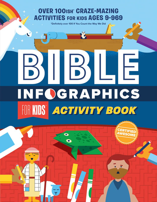 Libro de actividades de infografías bíblicas para niños