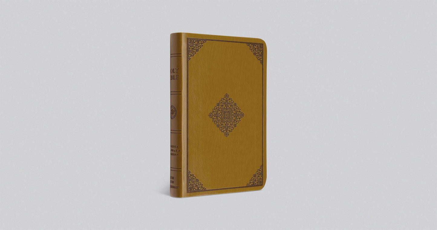 ESV Value Compact Bible (TruTone, Goldenrod, Ornament Design)