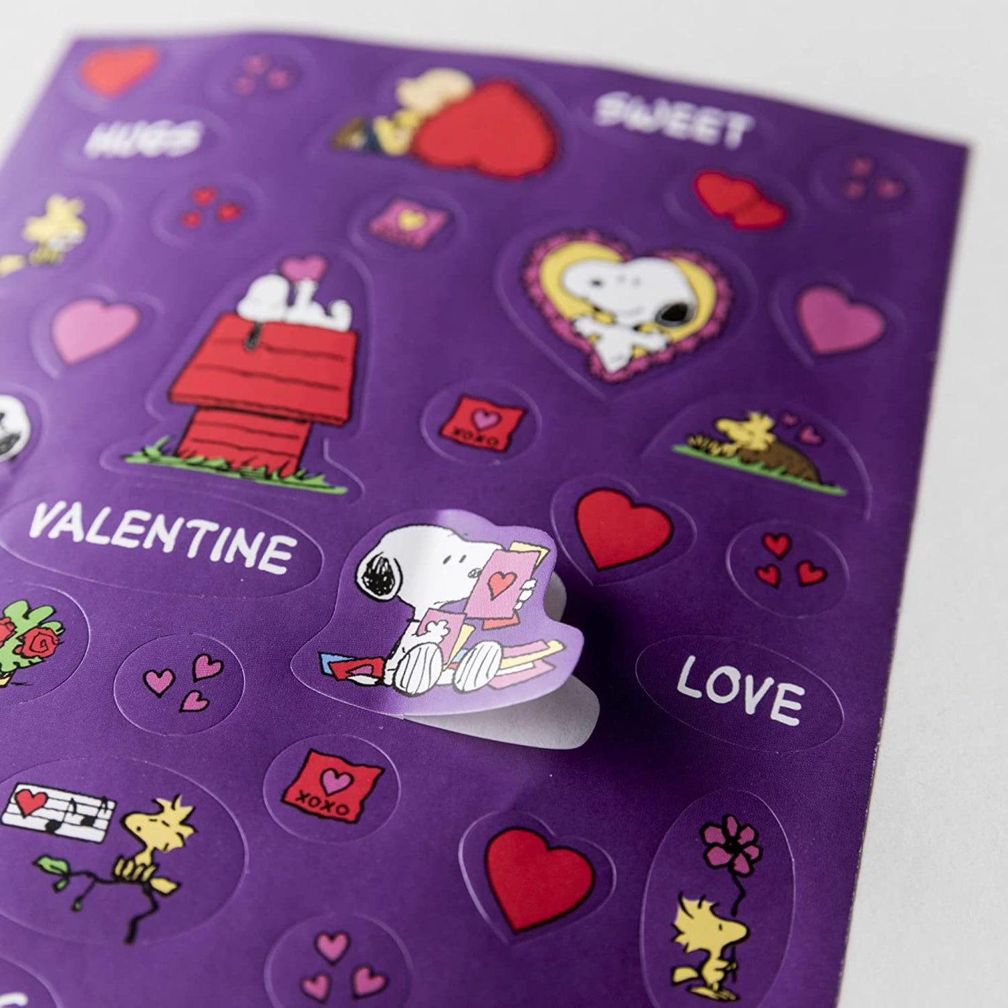 Peanuts - Valentine's Day - Inspirational Boxed Cards - Bonus Stickers