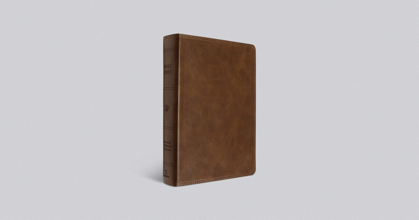 ESV Giant Print Bible (TruTone, Deep Brown)