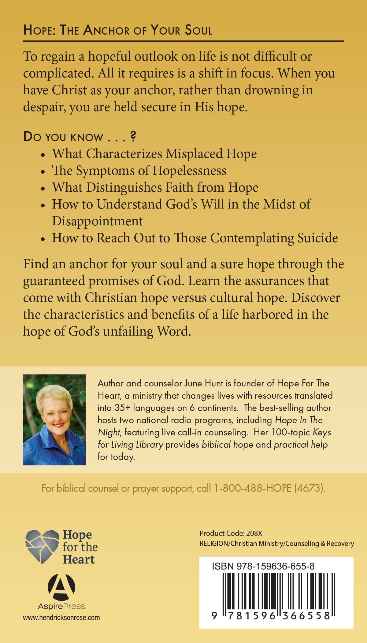 Hope: The Anchor of Your Soul (Hope for the Heart)