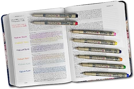 Pigma Micron 005 Ultra Fine Point Bible Note Pen Kit (Set of 4)