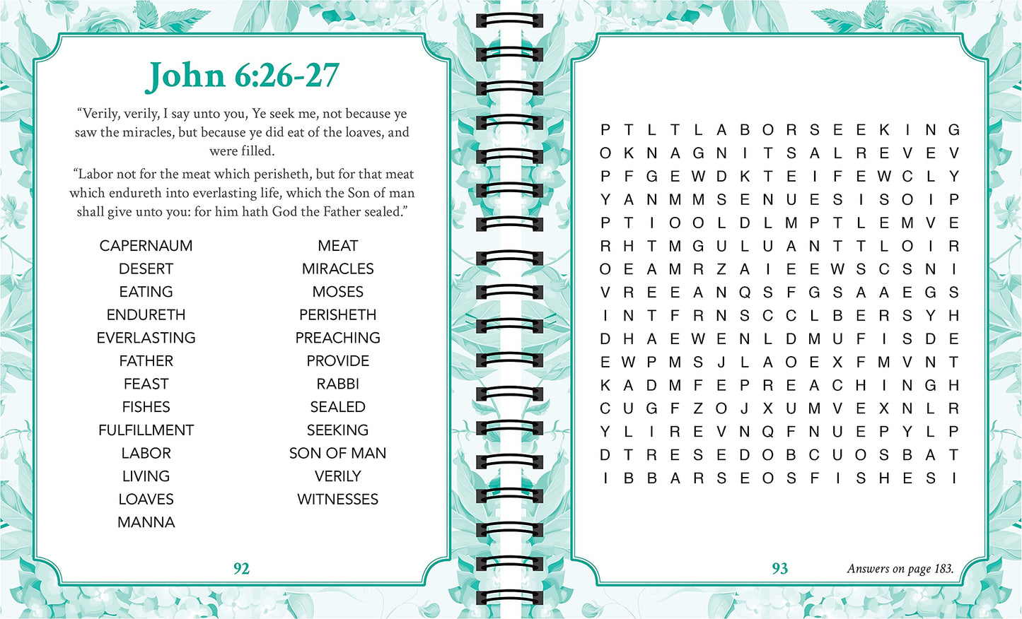 Brain Games - Large Print Bible Word Search: The Words of Jesus (Brain Games - Bible)