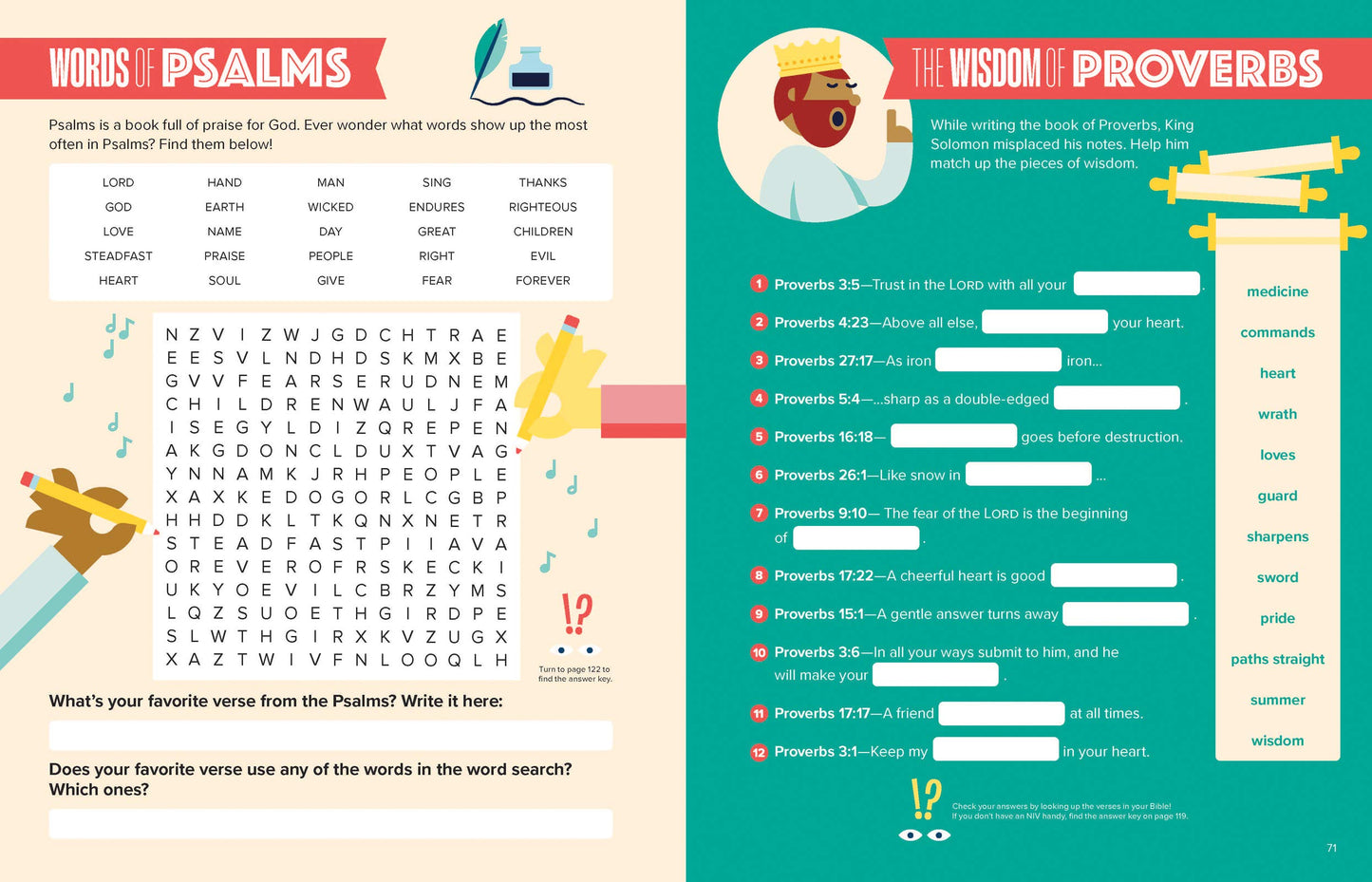 Bible Infographics for Kids Activity Book