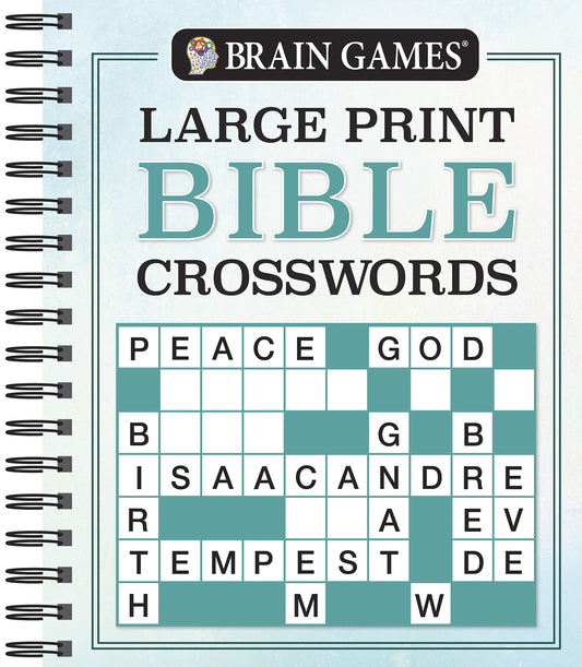 Brain Games - Crucigramas de la Biblia en letra grande