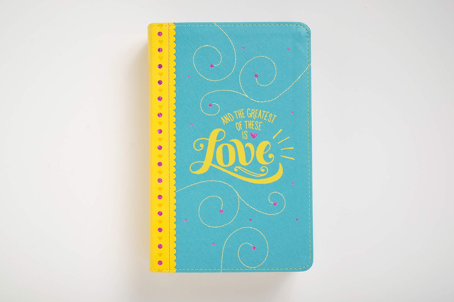 Tyndale NLT Girls Life Application Study Bible, TuTone (LeatherLike, Teal/Yellow), NLT Bible with Over 800 Notes and Features, Foundations for Your Faith Sections