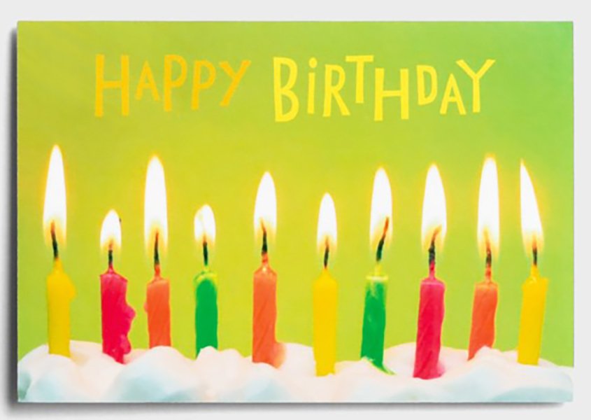 Bright Birthday Cards, Box of 12