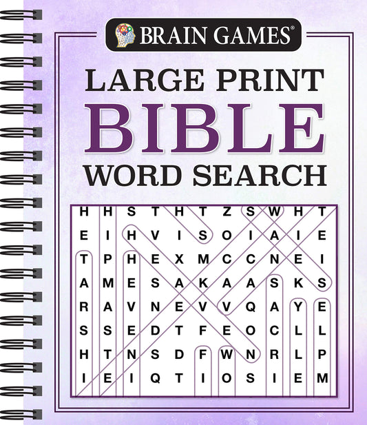 Brain Games - Large Print Bible Word Search