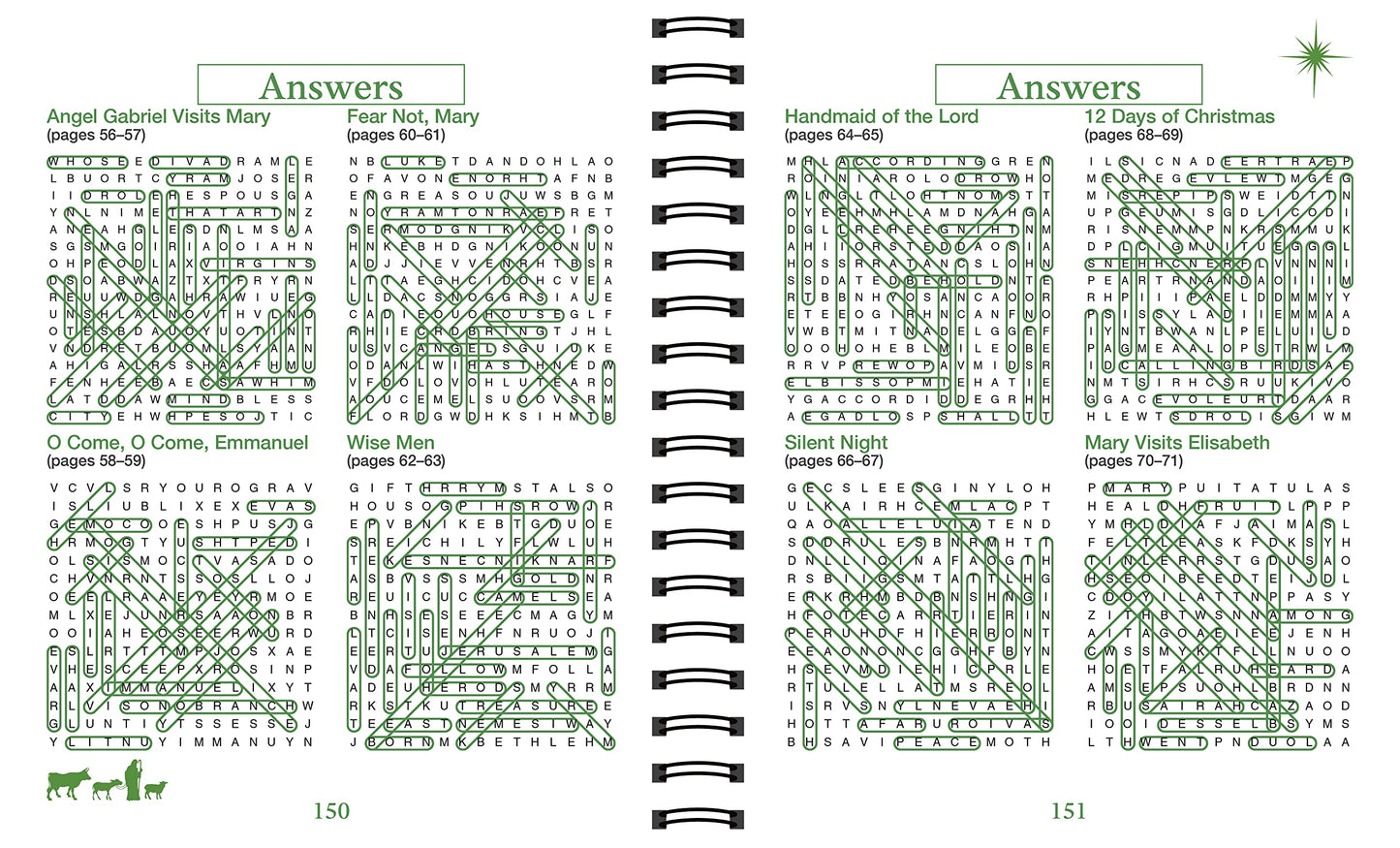 Brain Games - Bible Word Search: Christmas Puzzles - Large Print