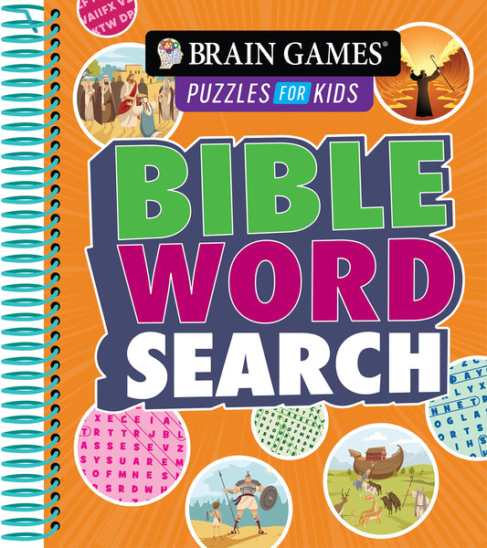 Brain Games Puzzles for Kids - Bible Word Search (Ages 5 to 10)