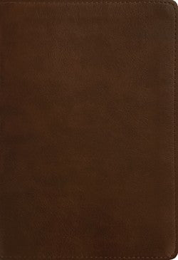 NLT Large Print Thinline Reference Filament Enabled Brown Leatherlike