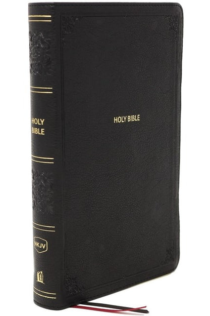 NKJV Large Print Personal Size End-of-Verse Reference Bible Black by Thomas Nelson
