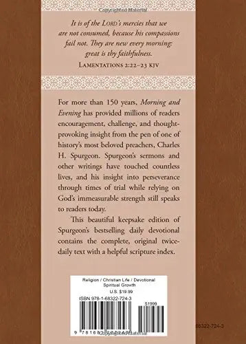 Morning and Evening: The Classic Daily Devotional