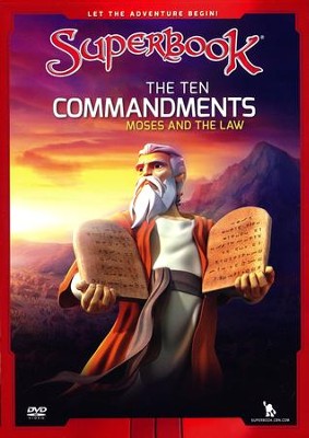 Superlibro: Los diez mandamientos, Moisés y la ley, DVD 