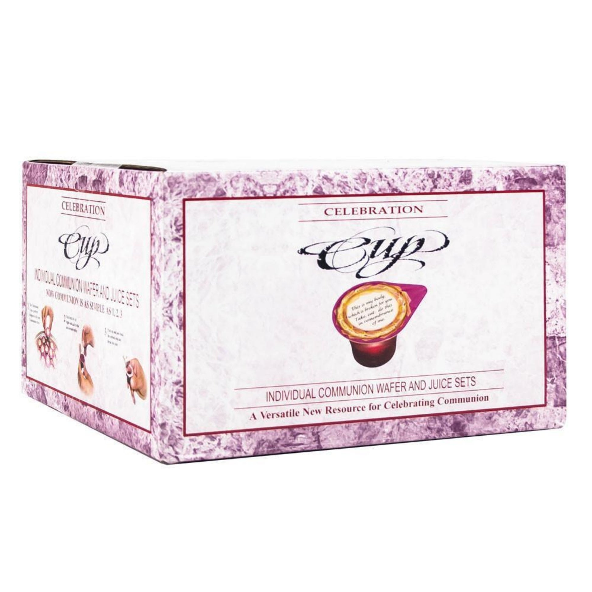Prefilled communion cup box of 250 "Celebration Cup"