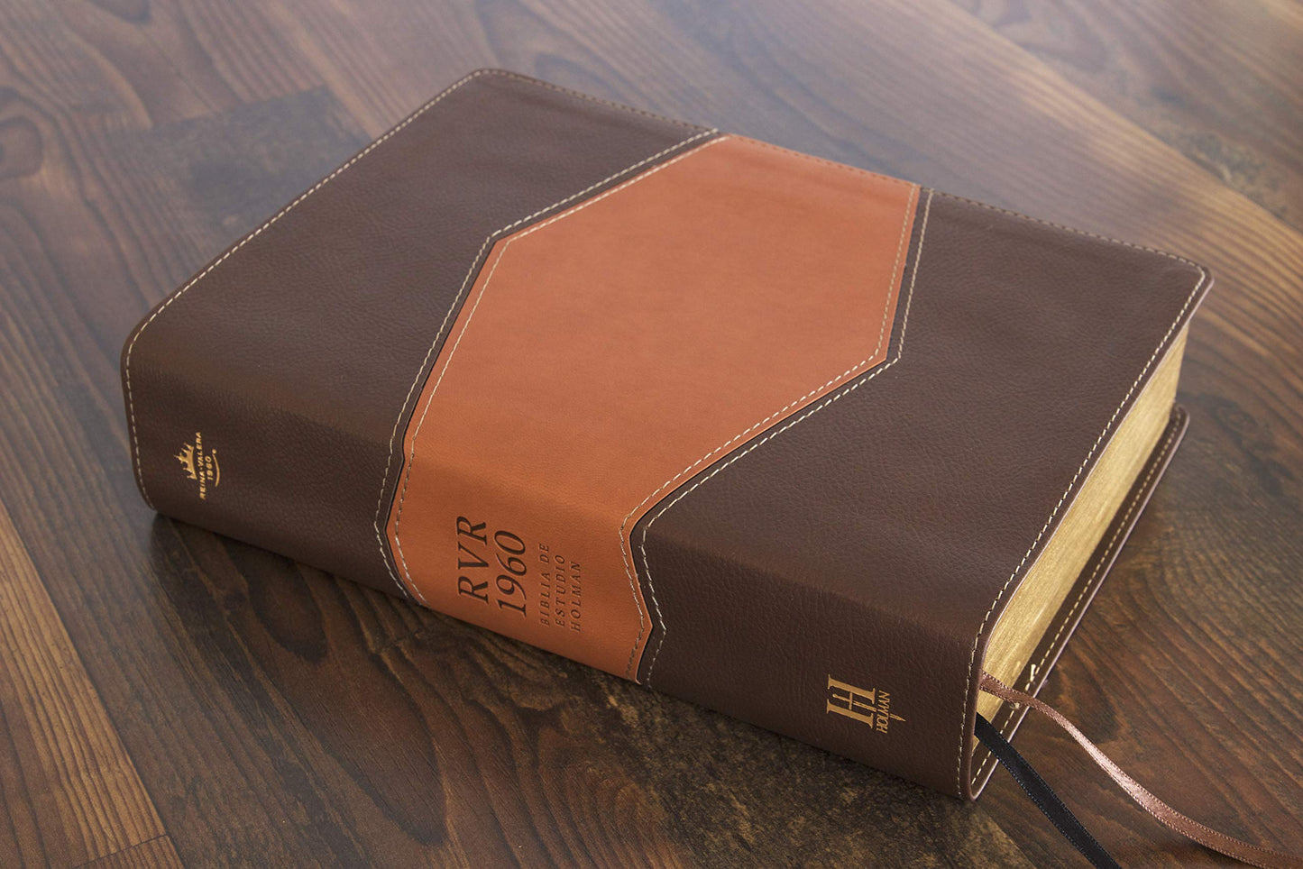 RVR 1960 Biblia de Estudio Holman, chocolate/terracota, símil piel (Spanish Edition)