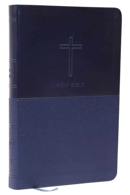 NKJV Value Thinline Biblia Confort Imprimir Azul