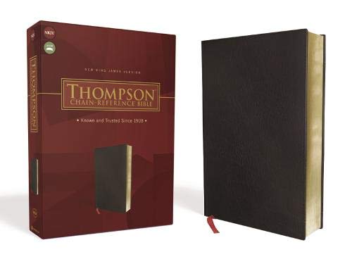 Thompson Chain-Reference Bible NKJV Leathersoft Black