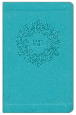 NKJV, Value Thinline Bible, Compact, Leathersoft, Blue, Red Letter, Comfort Print