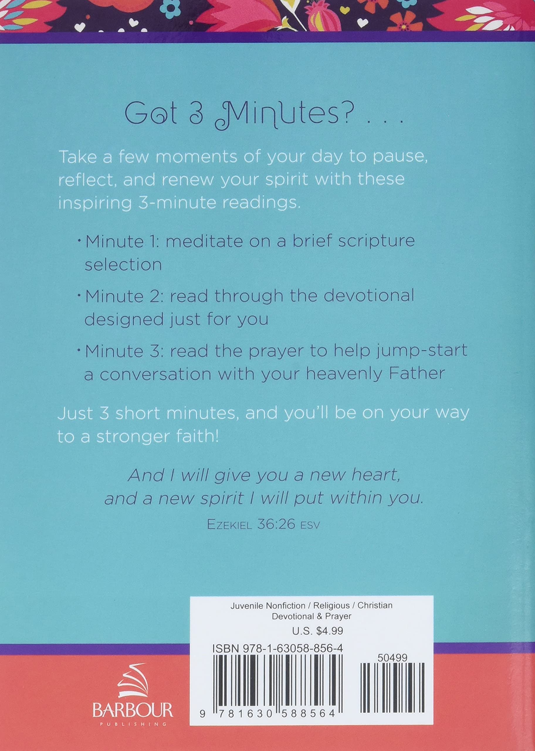 3-Minute Devotions for Men: 180 Encouraging Readings