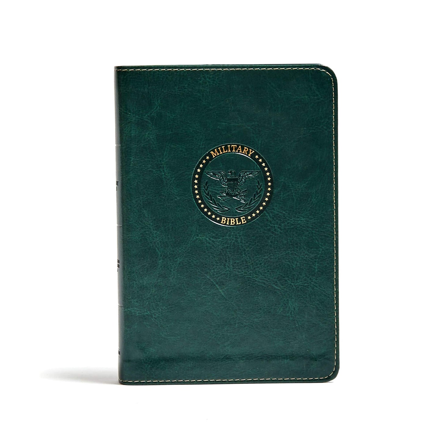 CSB Military Bible, Green LeatherTouch