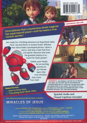 Superbook: Miracles Of Jesus, DVD