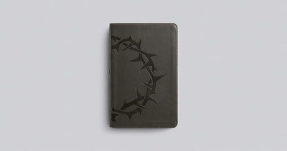 ESV Thinline Bible, diseño de corona, carbón