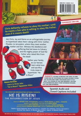 Superbook: He Is Risen, DVD