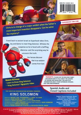 Superbook: King Solomon, DVD