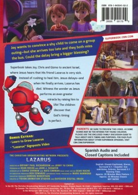 Superbook: Lazarus, DVD