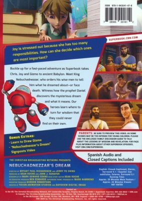 Superbook: Nebuchadnezzar's Dream, DVD