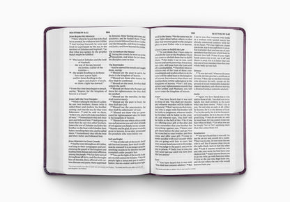 ESV Large Print Value Thinline Bible TruTone®, Lavender, Filigree Design