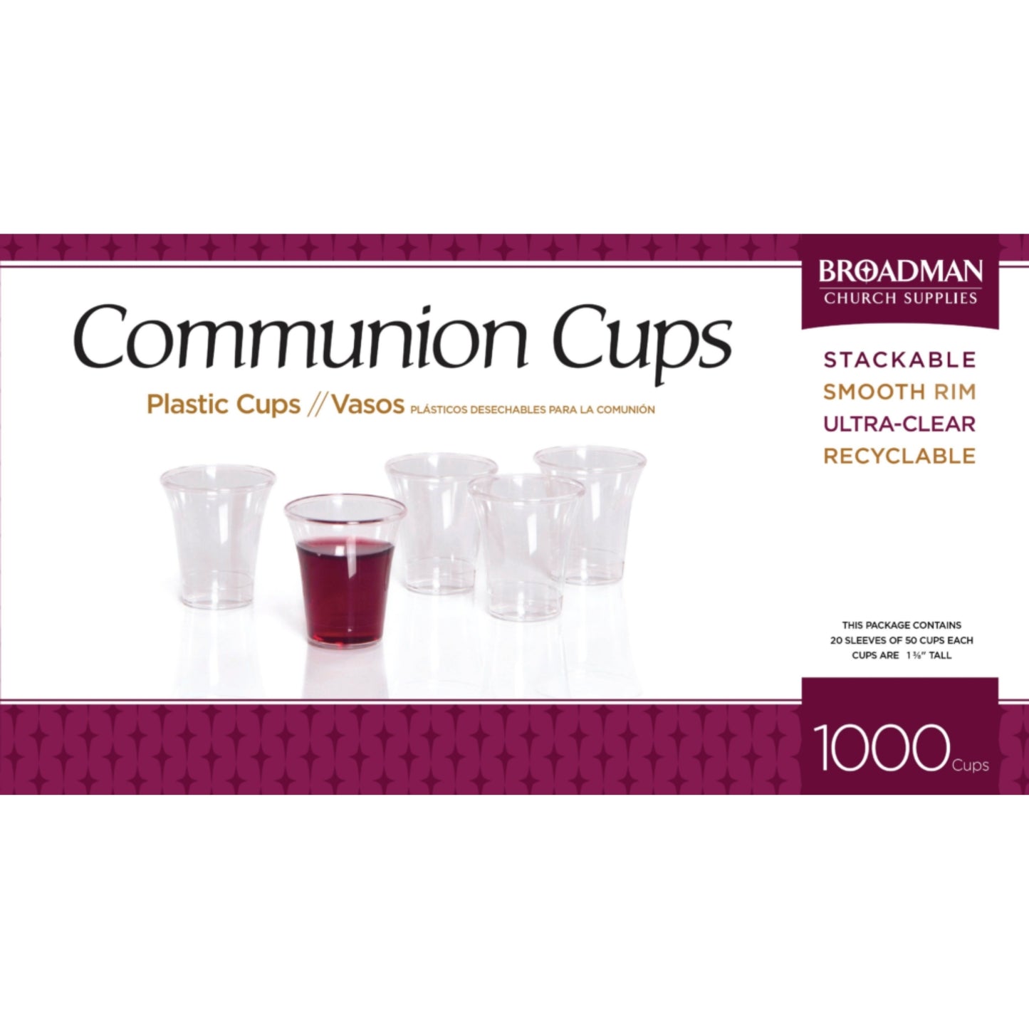 communion cups 1000 count