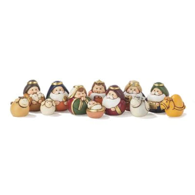Miniature Rounded Nativity Set