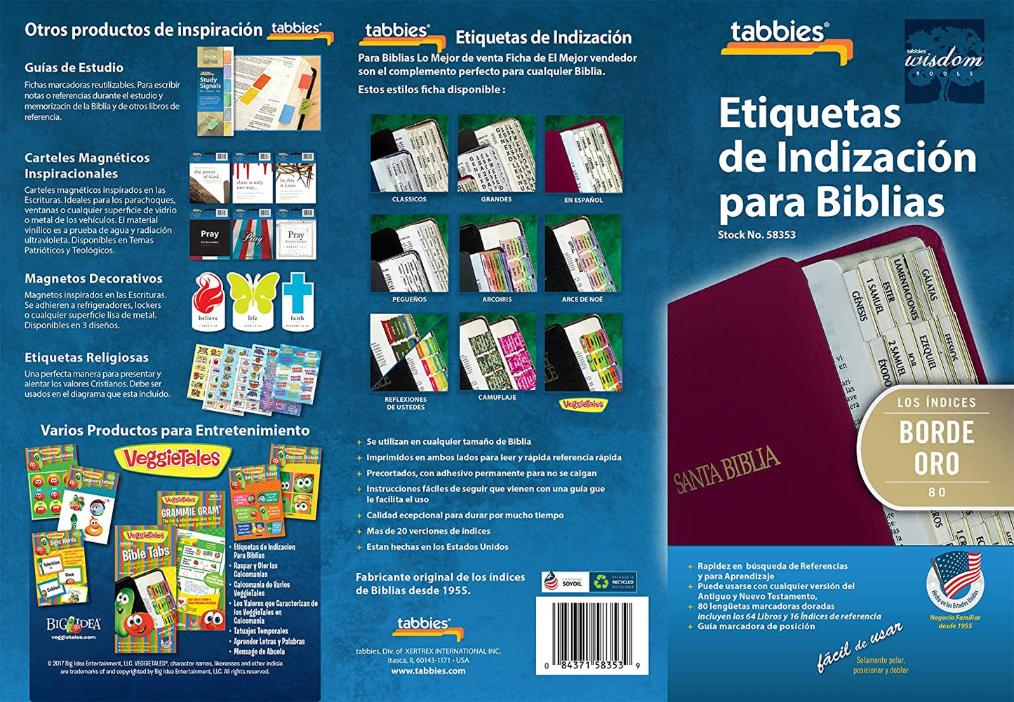 Etiquetas de Indizacion para Biblias (Spanish)