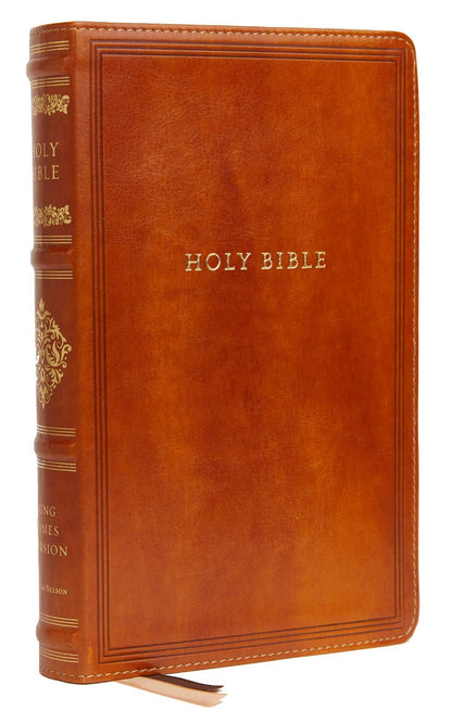 KJV Tamaño personal Referencia Biblia Sovereign Collection Marrón