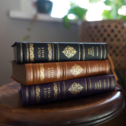 KJV Tamaño personal Referencia Biblia Sovereign Collection Marrón