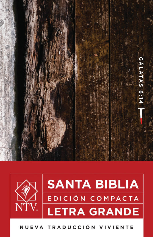 Santa Biblia NTV, Edición compacta letra grande, Gálatas 6:14 (Spanish Edition)