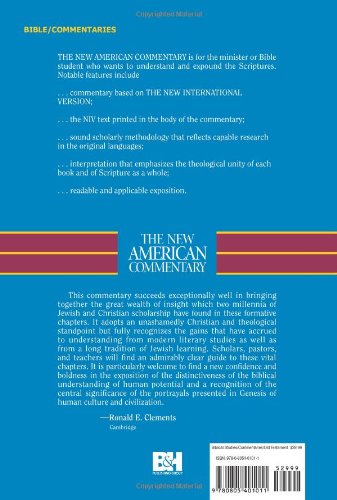 The New American Commentary: Genesis 1- 11:26 (New American Commentary) (Volume 1)